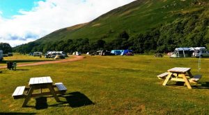 Camping in Lochranza