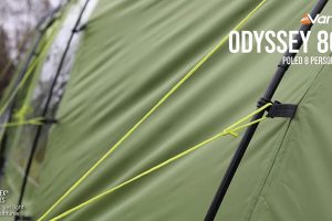 Vango Odyssey Family Tunnel Tent - Vango Powerflex Fibreglass Poles
