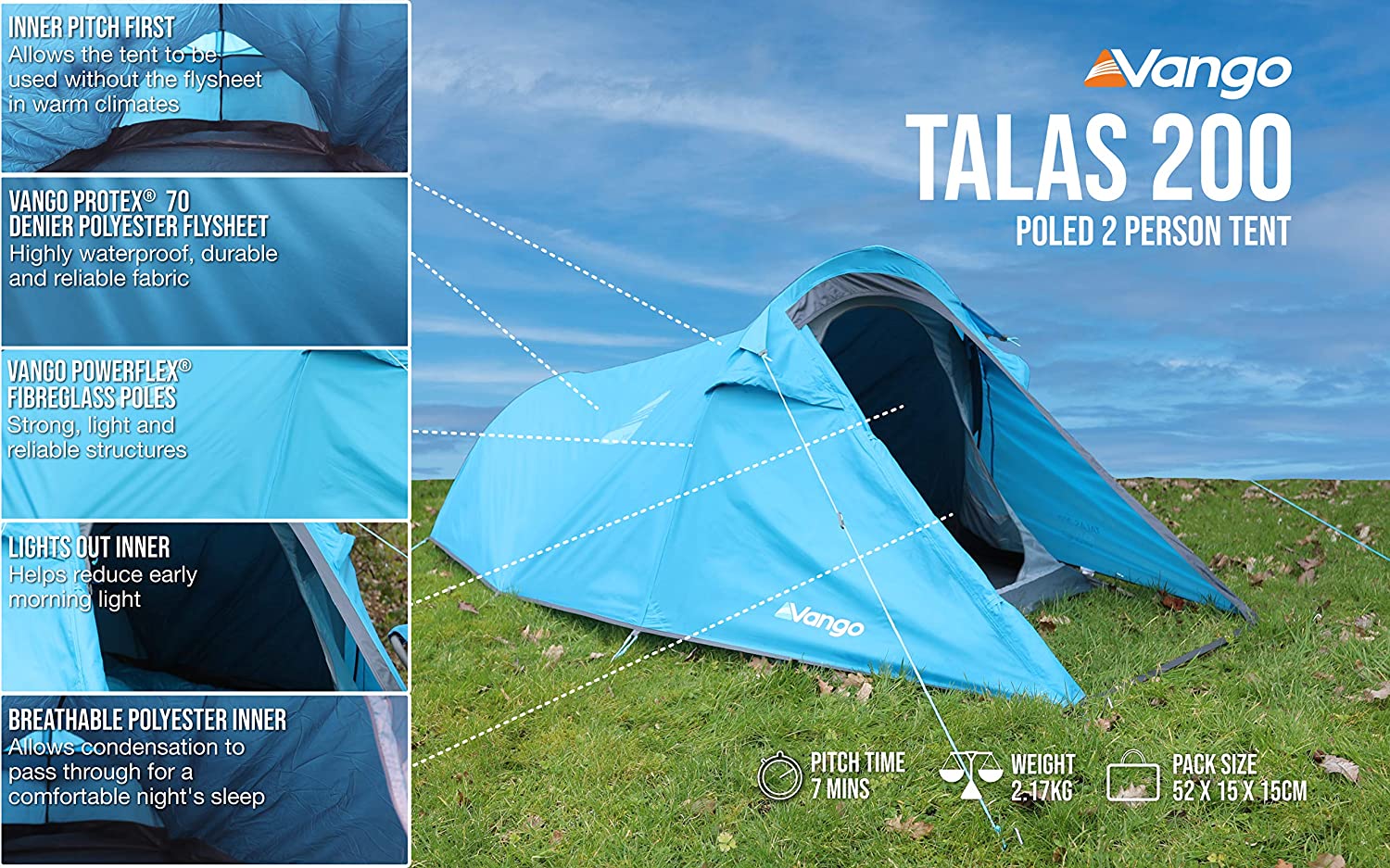 Vango Talas Tunnel Tent - Sales Brochure