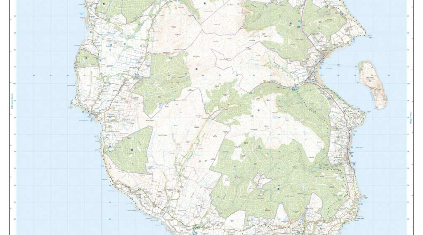 Isle of Arran Ordnance Survey Map (5)