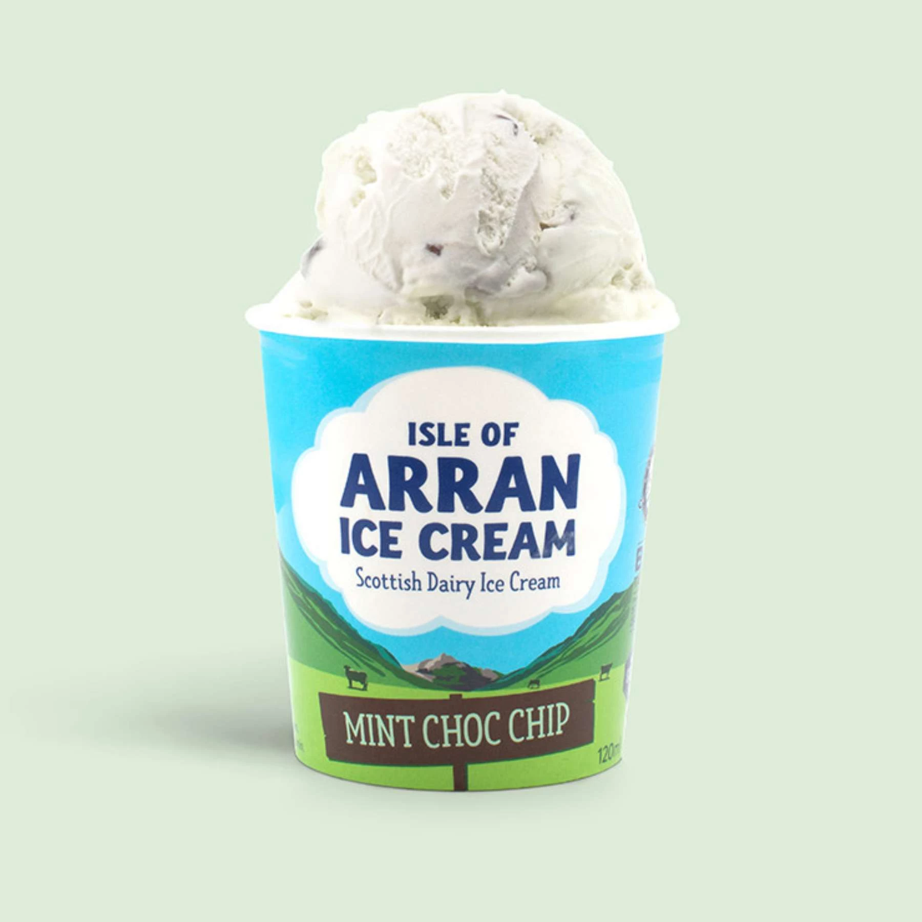 Isle of Arran Ice Cream (6) Mint Choc Chip