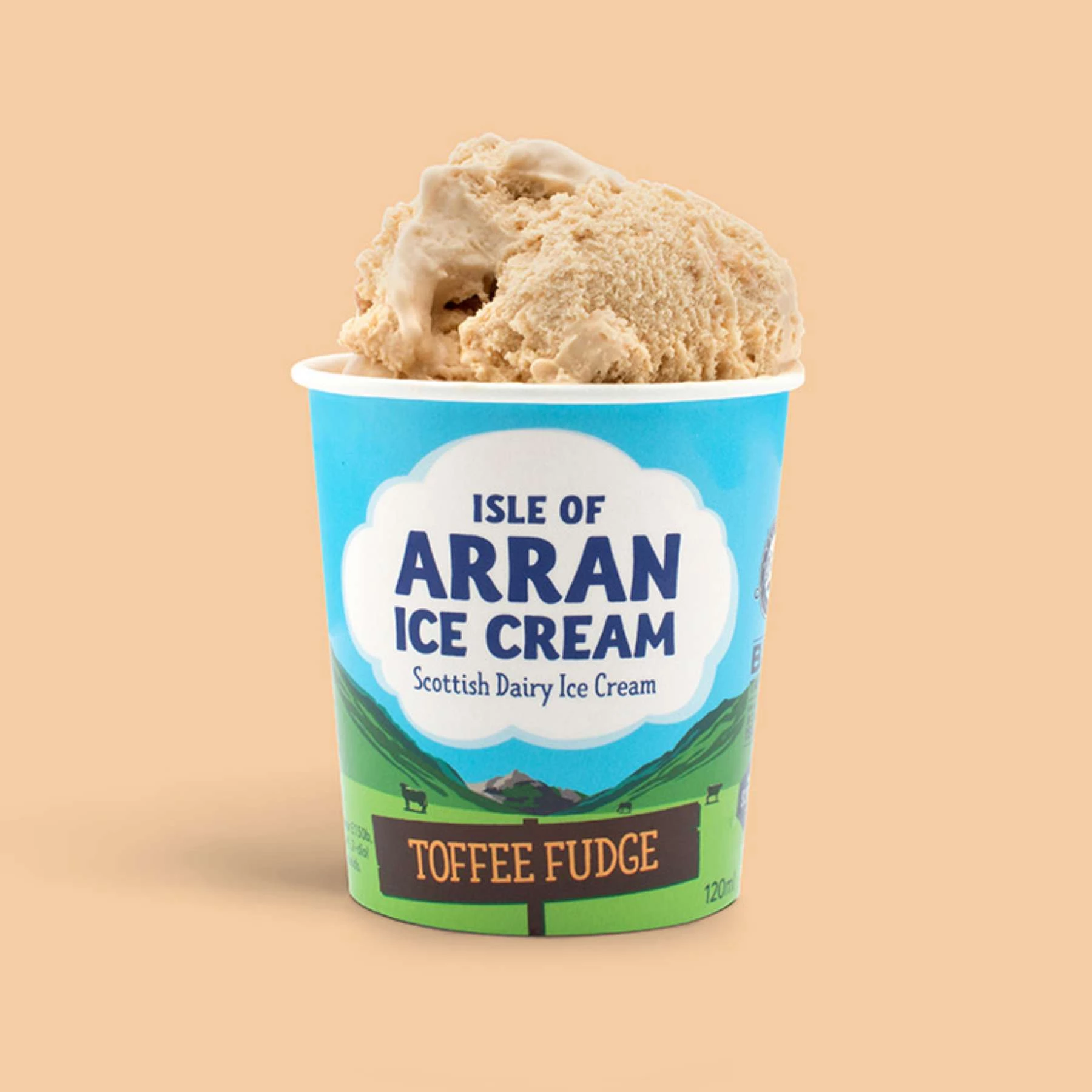 Isle of Arran Ice Cream (9) Toffee Fudge